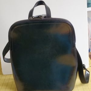 Heshe Women's Black Backpack